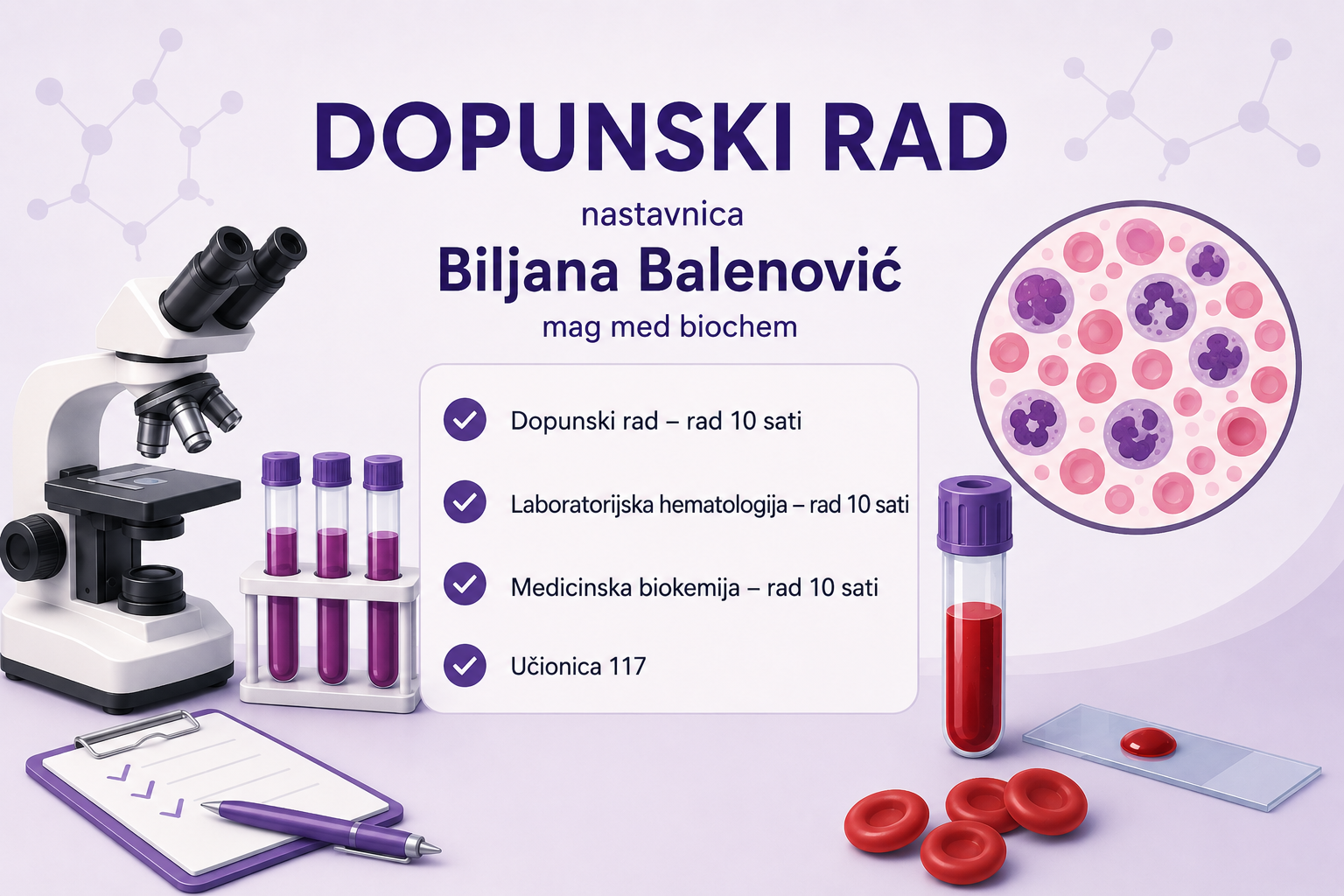 Dopunski rad – nastavnica Balenović